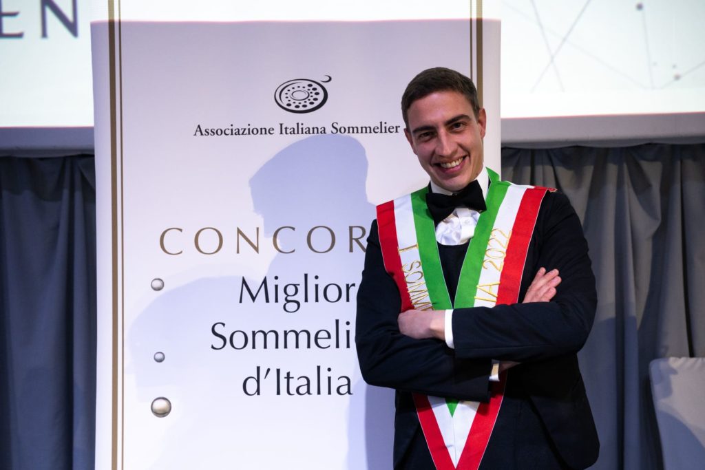 Il Miglior Sommelier d'Italia Premio Trentodoc 2022 Alessandro Nigro Imperiale